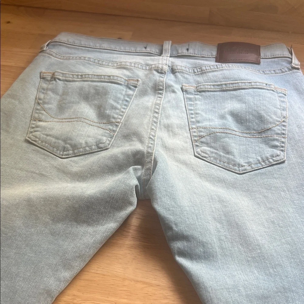 Hollister Men's Denim Jeans in Light Blue